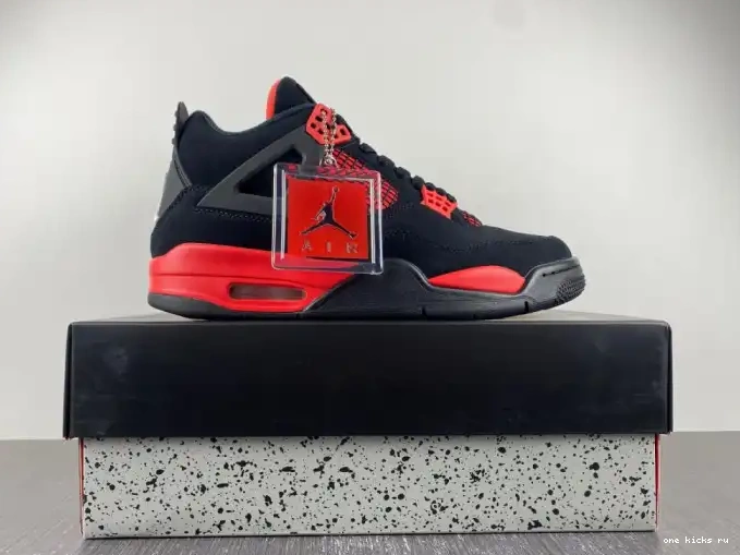 Rep Onekick Air Jordan Red 4 Thunder CT8527-016 0420